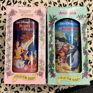 Walt Disney “The Jungle Book” & “Beauty and the Beast” Acyrlic Kids Tumblers